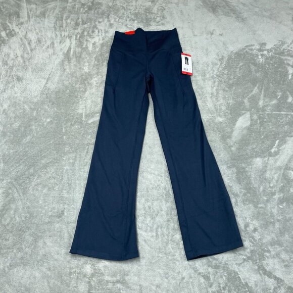 Jockey Womens Studio Flare Pant Medium Neo Navy Blend NWT 6338 - Picture 1 of 10